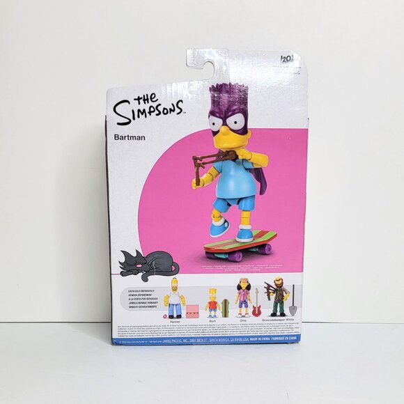 Bartman The Simpsons Jakks 5 in Bart Simpson Action Figure - NEW SEALED BOX - Picture 6 of 13